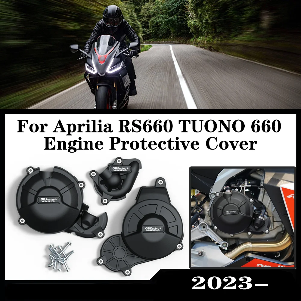 Motorcycle Engine Protective Cover Guard Protector Fall Protection Cover For Aprilia RS660 RS 660 Tuono 660 2023 2024 2025