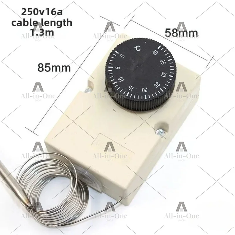 suitable for 0-40 0-50 0-60 50-300 Degree Temperature Control Switch, Thermostat With Shell Knob Temperature Controller