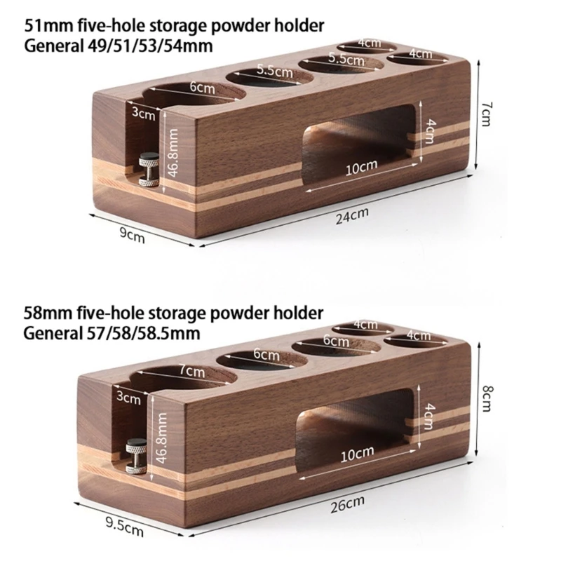 Support doseur café en bois, Station bourrage, Base en bois, support doseur pour expresso, livraison directe