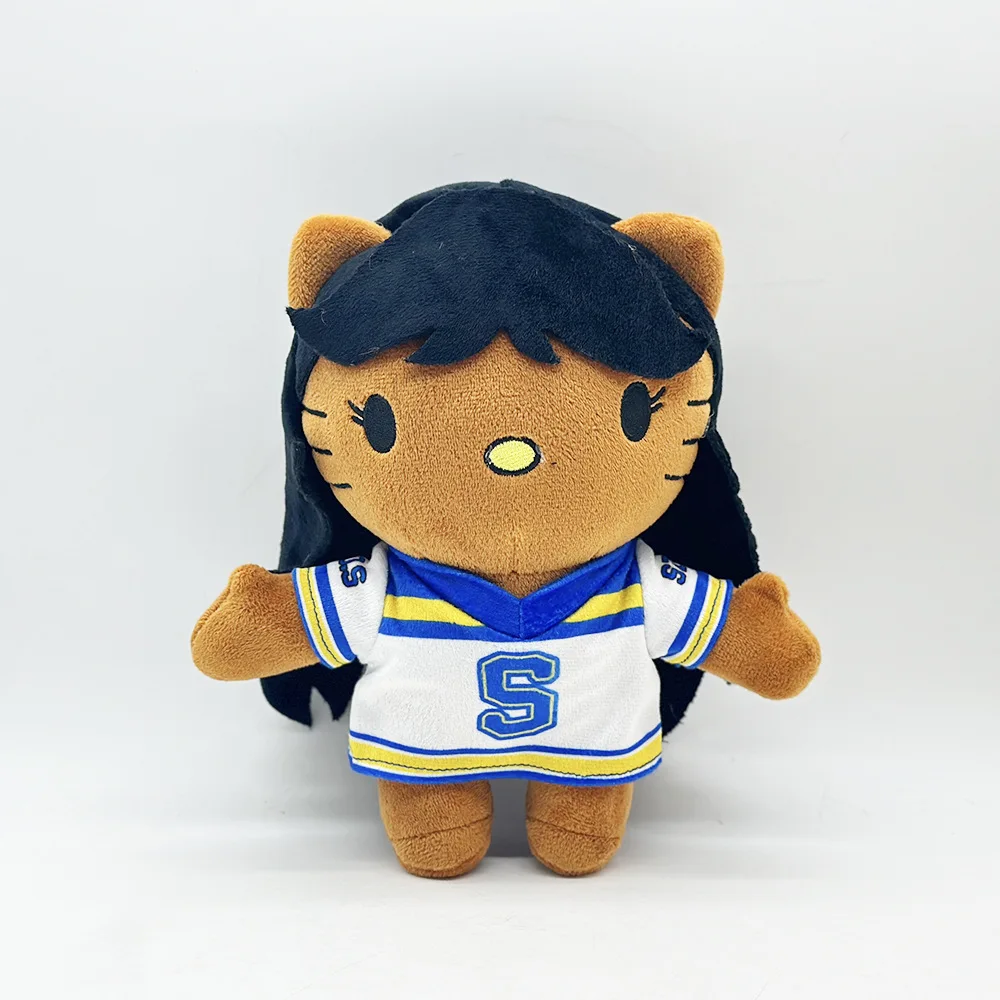 Hello Kitty as Singer SZA Plush Doll Plushies Stuffed Toys Cute Kids Boys Girls Birthday Christmas Gifts