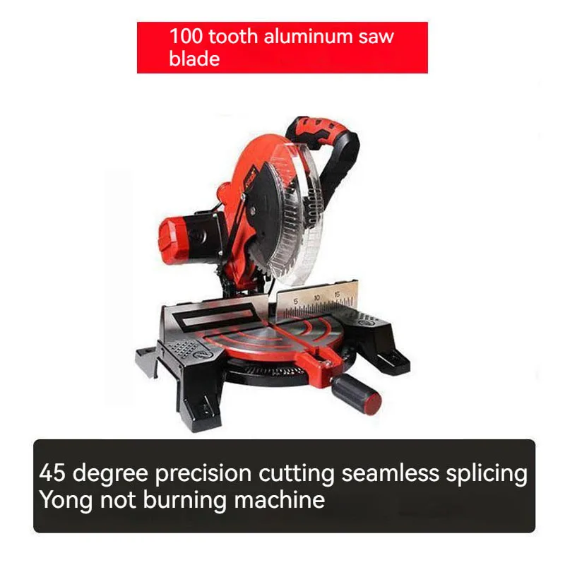 Saw aluminum machine 10 inch high precision aluminum woodworking cutting machine 45 degree angle multi-function miter saw