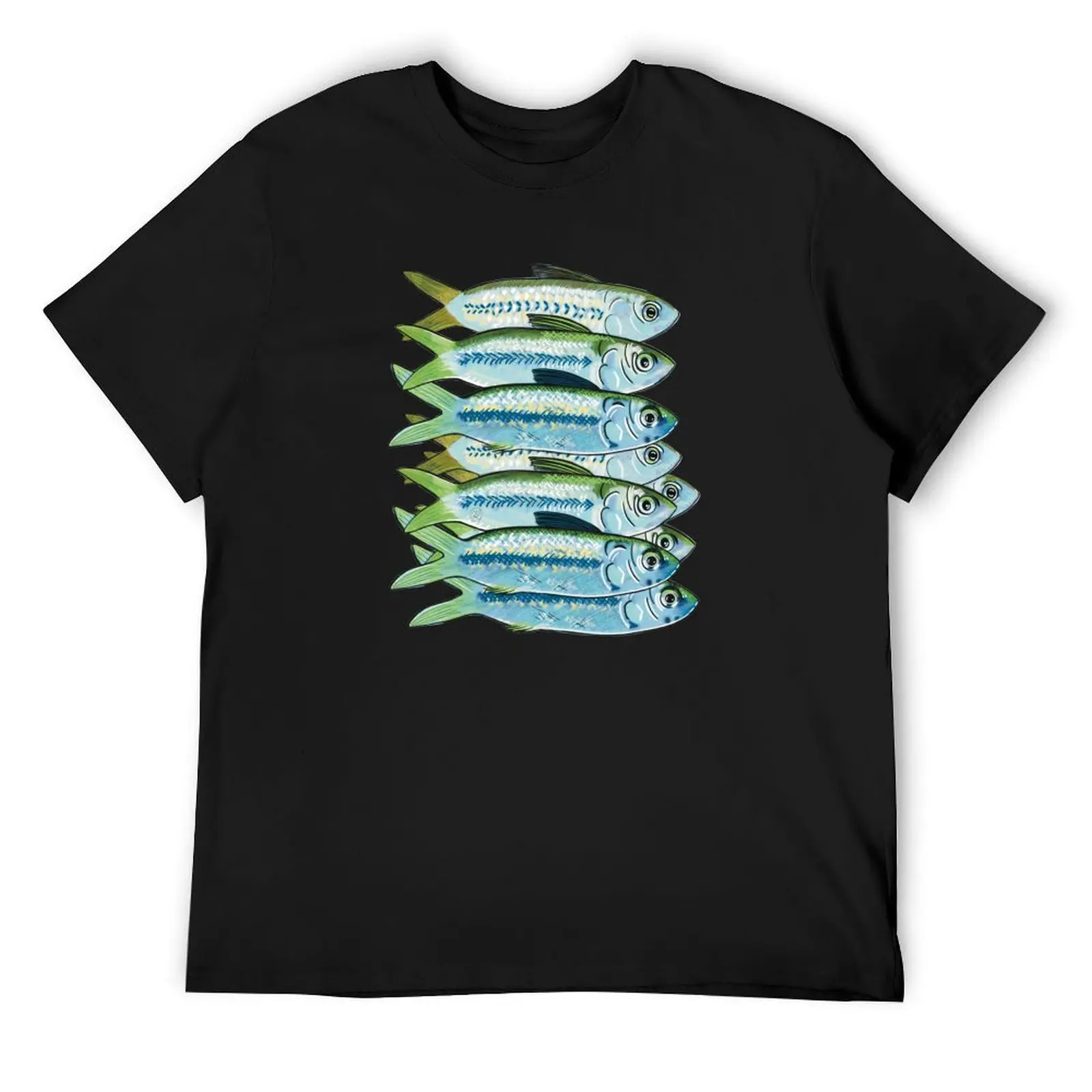 

Bait fish, green backs T-Shirt plus size clothes anime tshirt summer 2025 mens workout shirts
