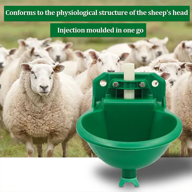 Livestock Sheep Goat Drinker Bowl With Valve Quality Water Fountain Cattle Sheep Dog Feeding Equipment Farm Animals Livestock