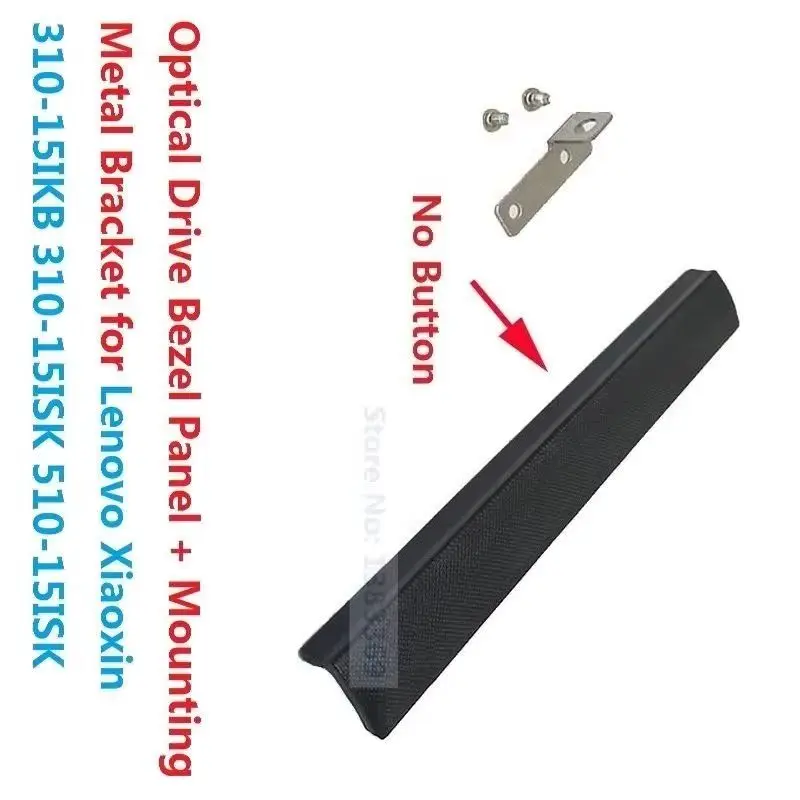 

DVD ODD Optical Drive Bezel Decorative Cover Baffle Rear Mounting Bracket Hook for Lenovo XiaoXin IdeaPad 310 510 Series