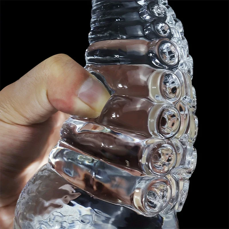 Adult Supplies Sex Toy Silicone Transparent Tentacle Dildo Anal Plug Butt Plugs For Woman And Man Sex Products