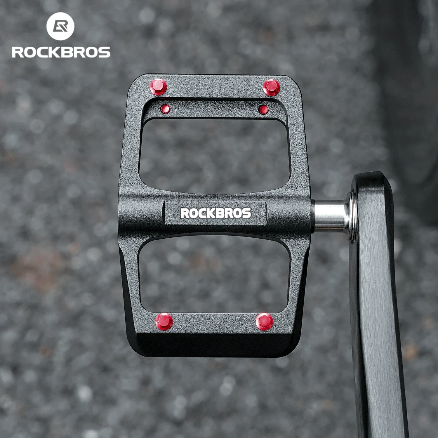 

ROCKBROS Bicycle Pedals Magnesium Alloy Ultralight 171g Cycling Pedals 3 Bearings Mountain Road Widened Non-slip Bike Pedal