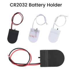 5PCS 1 Slot CR2032 Button Battery Holder Case CR 2032 Battery Storage Boxes With ON-OFF Switch Single Slot Battery Housing 3V