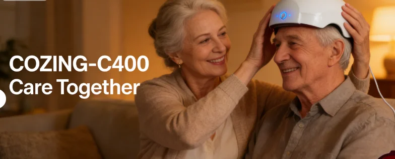 Stroke Rehabilitation Helmet – COZING-C400 Near Infrared Light Therapy for Post-Stroke Recovery, Motor Function & Brain Repair