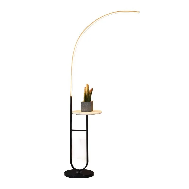 

Floor lamp living room sofa side simple shelf bedside lamp creative bedroom study