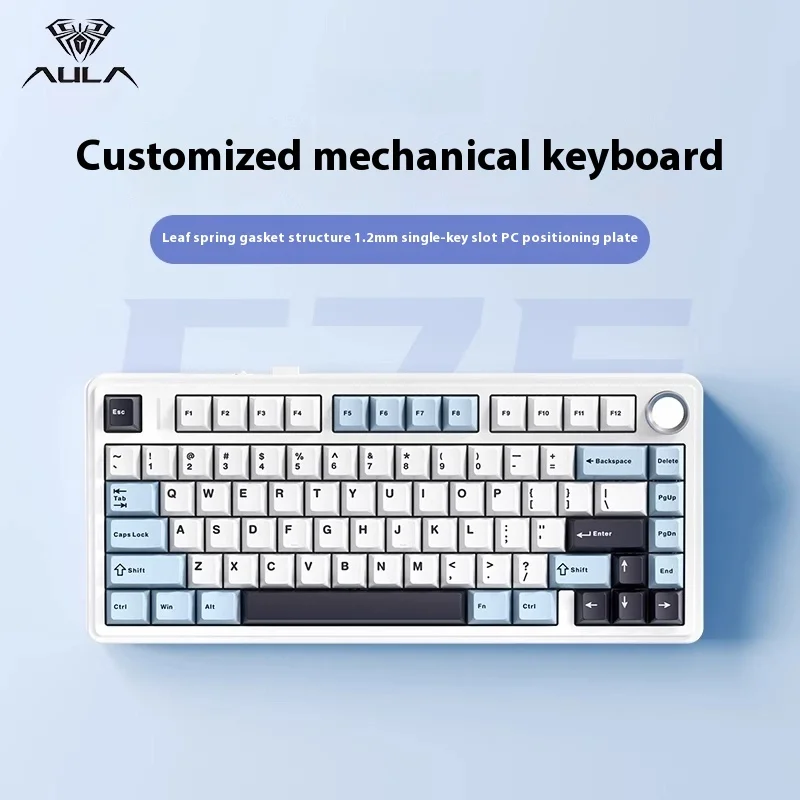 

Wolf Spider F75 Customizable Three-Mode Mechanical Keyboard Wireless Bluetooth Professiona Esports Special Side-Engraved Keycaps