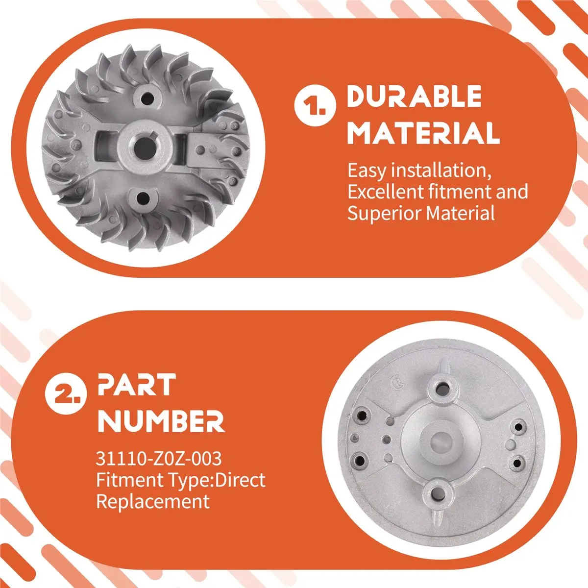 A89X 1pc Flywheel Fly Wheel for GX35 UMK435 GX 35 4 Stroke Trimmer Brush Cutter Lawn Mower Engine Motor Part