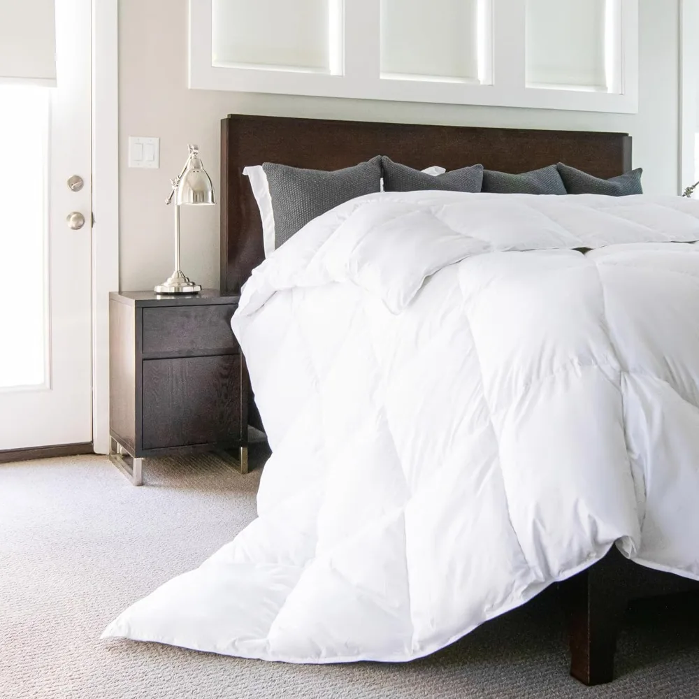 Oversized King Dekbed 120x120 – Extra groot synthetisch donsalternatief dekbed – Ultrazacht microvezel, het hele seizoen