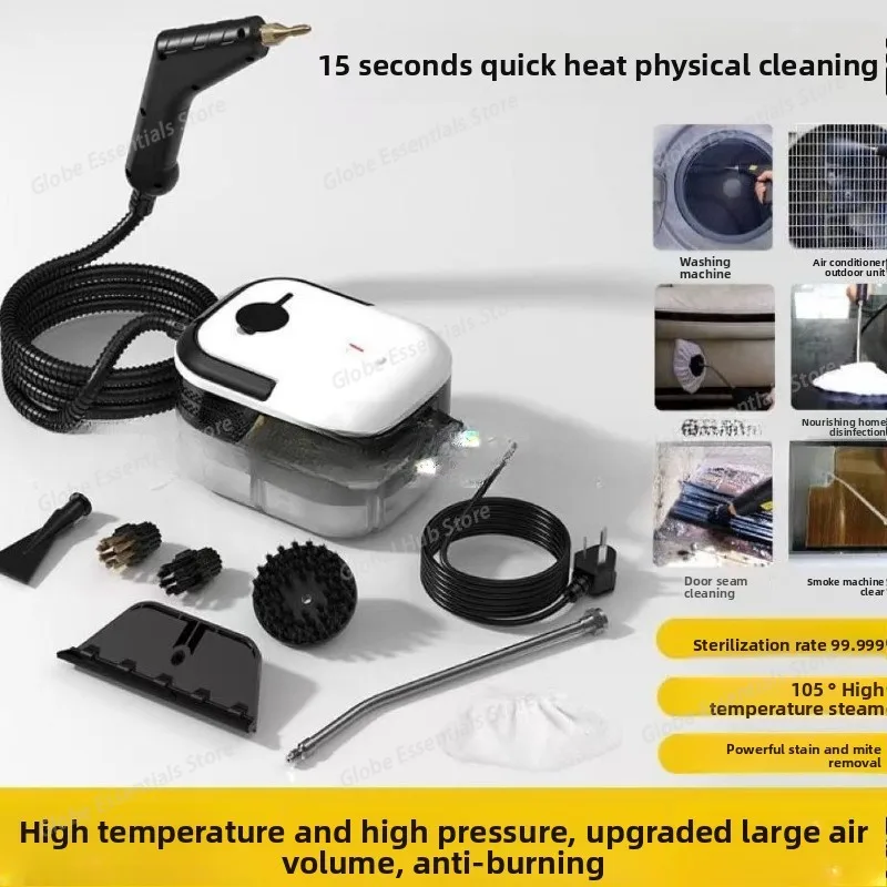 High PressureTemperature Steam Cleaner Steam Mop Sterilization Handhled Household Air Conditioner Kitchen Furniture Bathroom Car