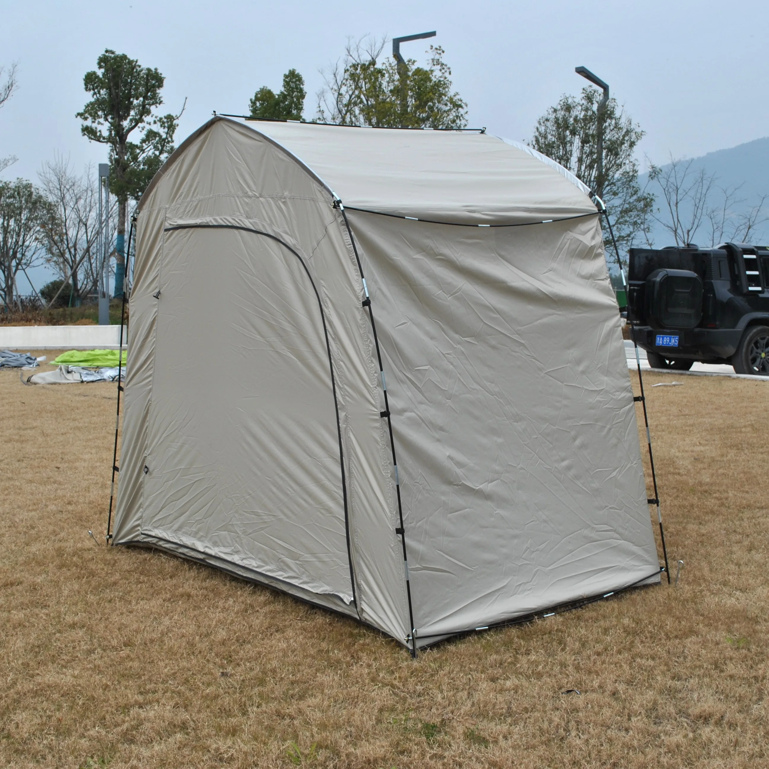 

Extra Large Self-Standing Bike Storage Tent Portable Waterproof Outdoor Cover for Lawn Mower Tools - Protective Fence