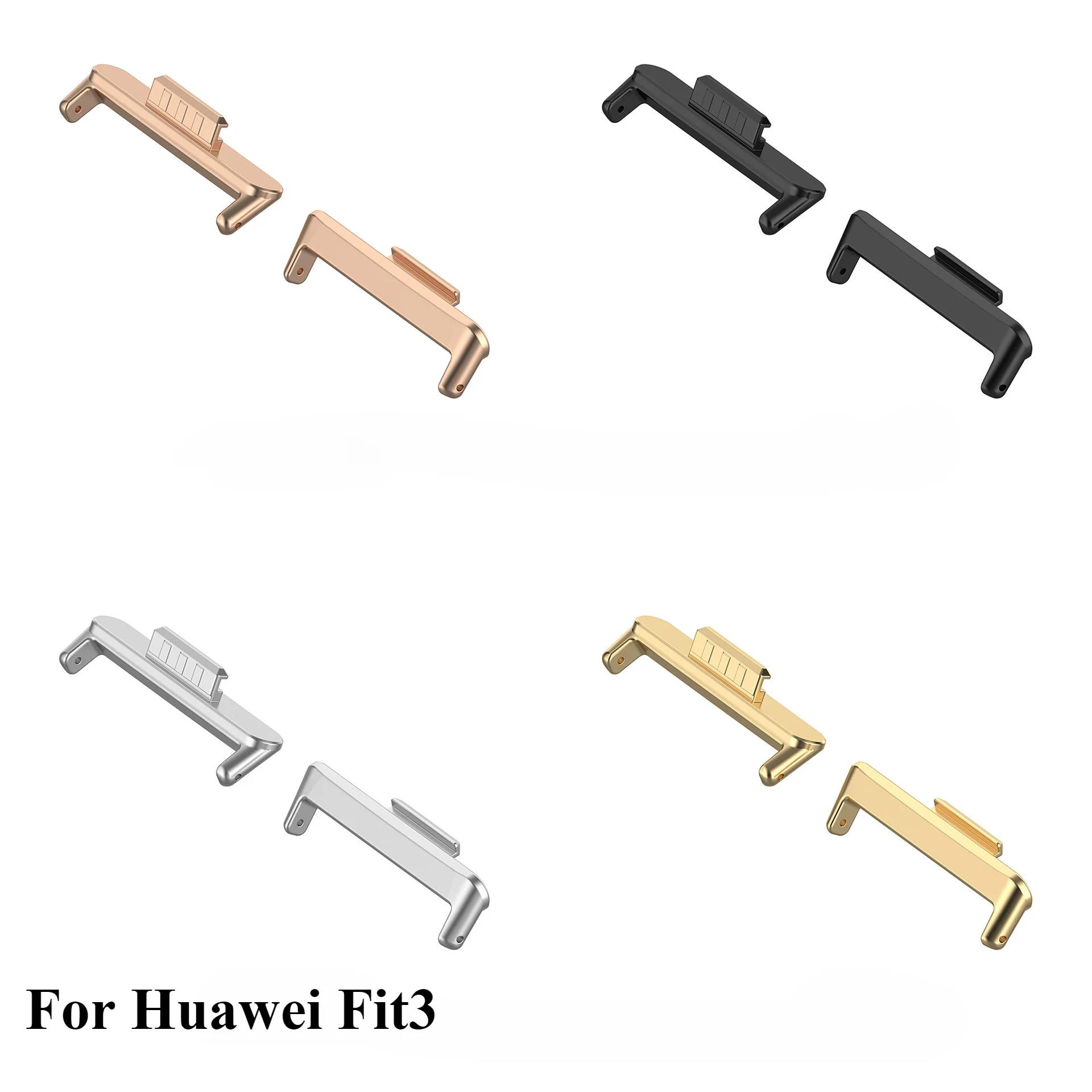 

20mm Stainless Steel Watch Connector for HUAWEI WATCH FIT 3 , Steel Adapterr for Huawei Fit3 Strap Converter