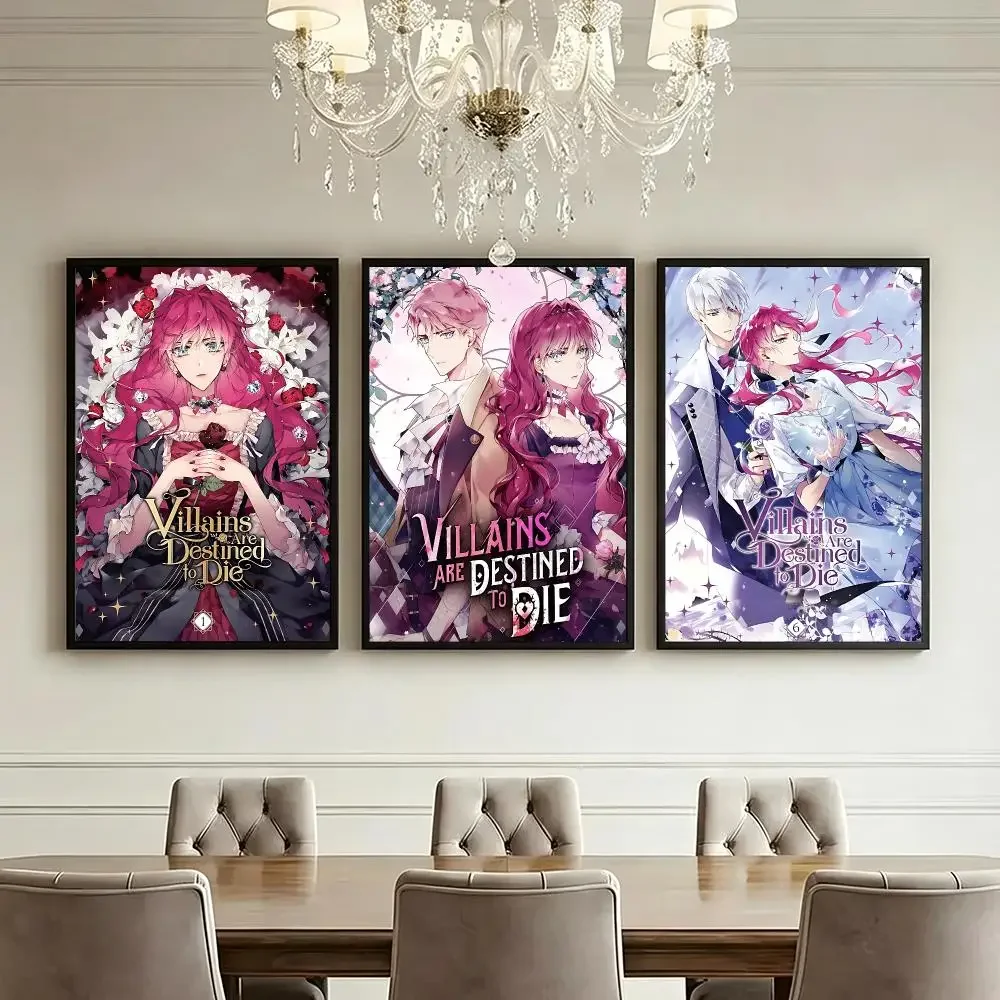Comic Villains Are Destined To Die Poster HD Poster High End Luxury Home Decor For Living Room Bedroom Corridor And Gift Giving