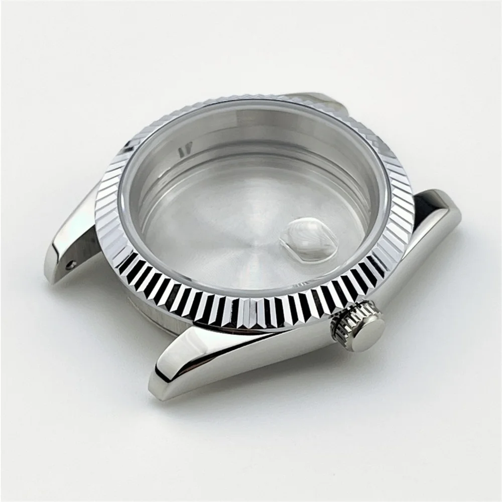 NH35 حالة تسجيل 39 مللي متر تعديل الجدول الميكانيكية NH34 NH36 7S26 موبايل الياقوت الزجاج الطلب مؤشر توهج 316 الدقة الصلب