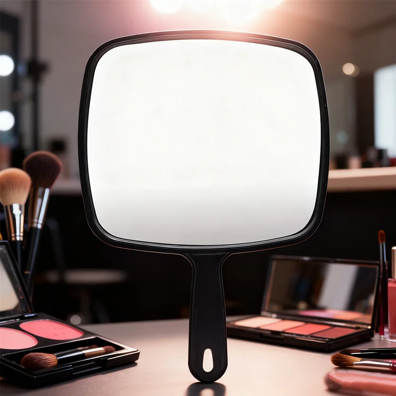 

Новинка 2023 года, 1 шт., профессиональное парикмахерское ручное зеркало, ручное зеркало для салона с ручкой, практичный инструмент для укладки дома