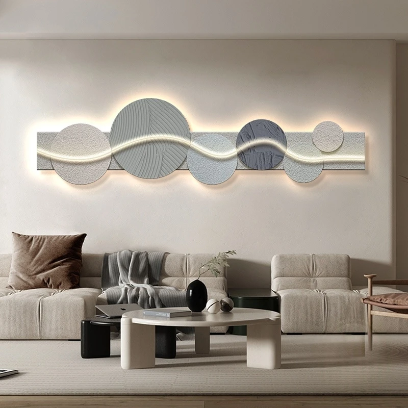 الحديثة الإبداعية وحدة إضاءة LED جداريّة مصباح لمدخل غرفة المعيشة الدرج خلفية بريق ديكور المنزل جدارية معلقة اللوحة الخفيفة