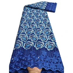 Nigerian Swiss Voile Lace In Switzerland Embroidered Cotton African Lace Fabric 2025 High Quality For Women Wedding Party Sewing