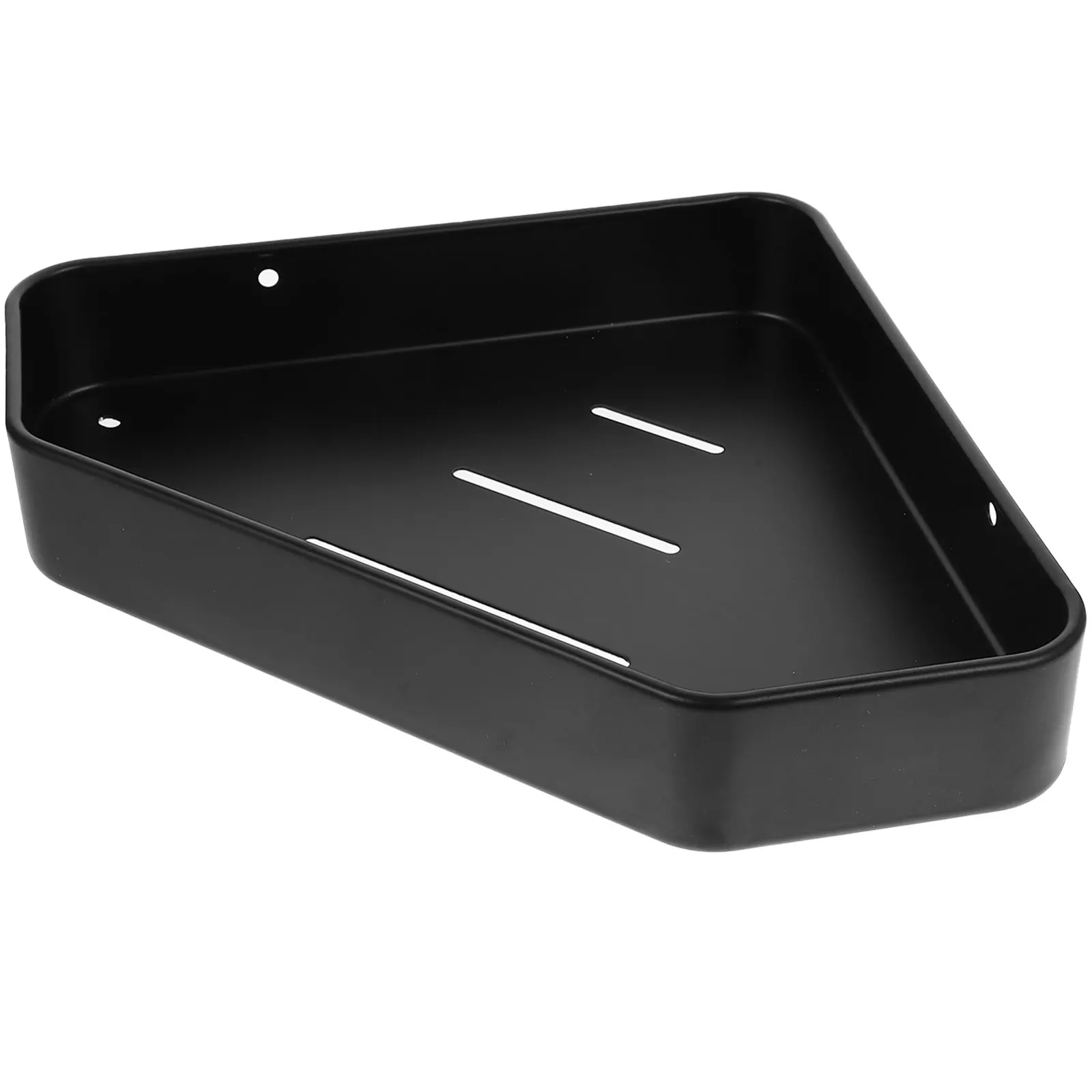 

1pc Space-Saving Aluminum Wall Mounted Floating Shelves Bathroom Kitchen Bedroom Storage Organizer with Glue Nails Easy Install