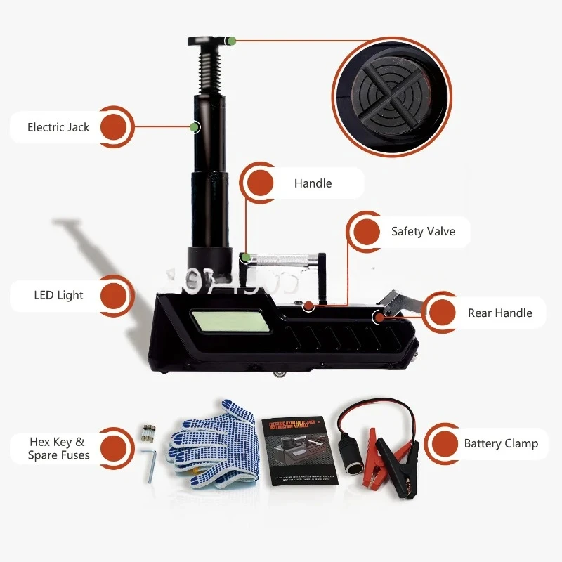 Do przenośnego elektrycznego podnośnika hydraulicznego Mini RV 15T 200-520mm