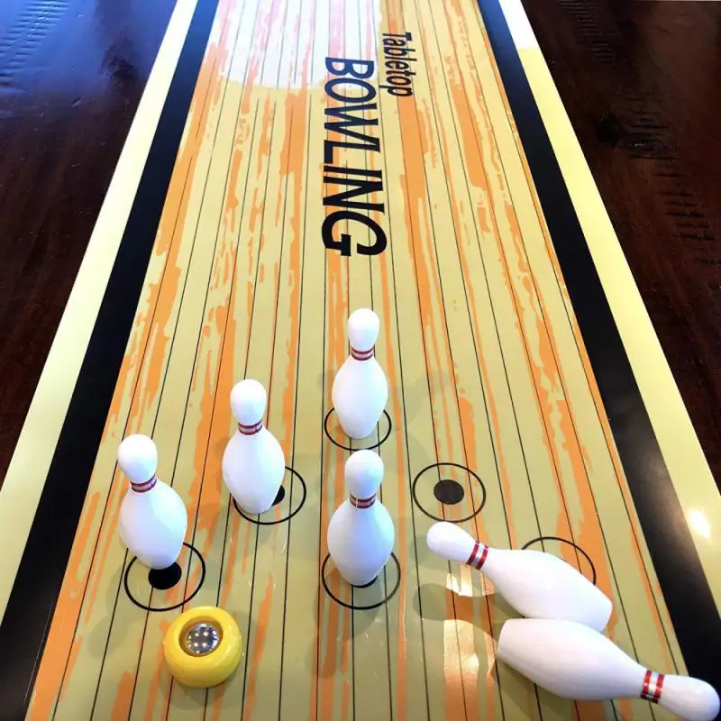 Tabletop Bowling Ball Board Game Mini Table Games For Travel Bar School Training Holiday Family Party Puzzle Children Game Toys