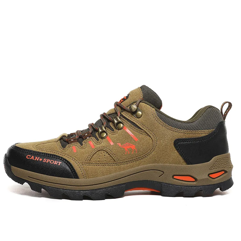 New Arrival Khaki Hiking Sneakers Men Non-slip Comfort Trips Shoes Man Outdoor Sport Men's Climbing Shoes botas tacticas hombre