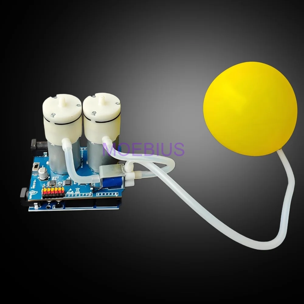 Artiglio del braccio del robot meccanico di riempimento e aspirazione della ventosa della pompa per vuoto di controllo Arduino PWM