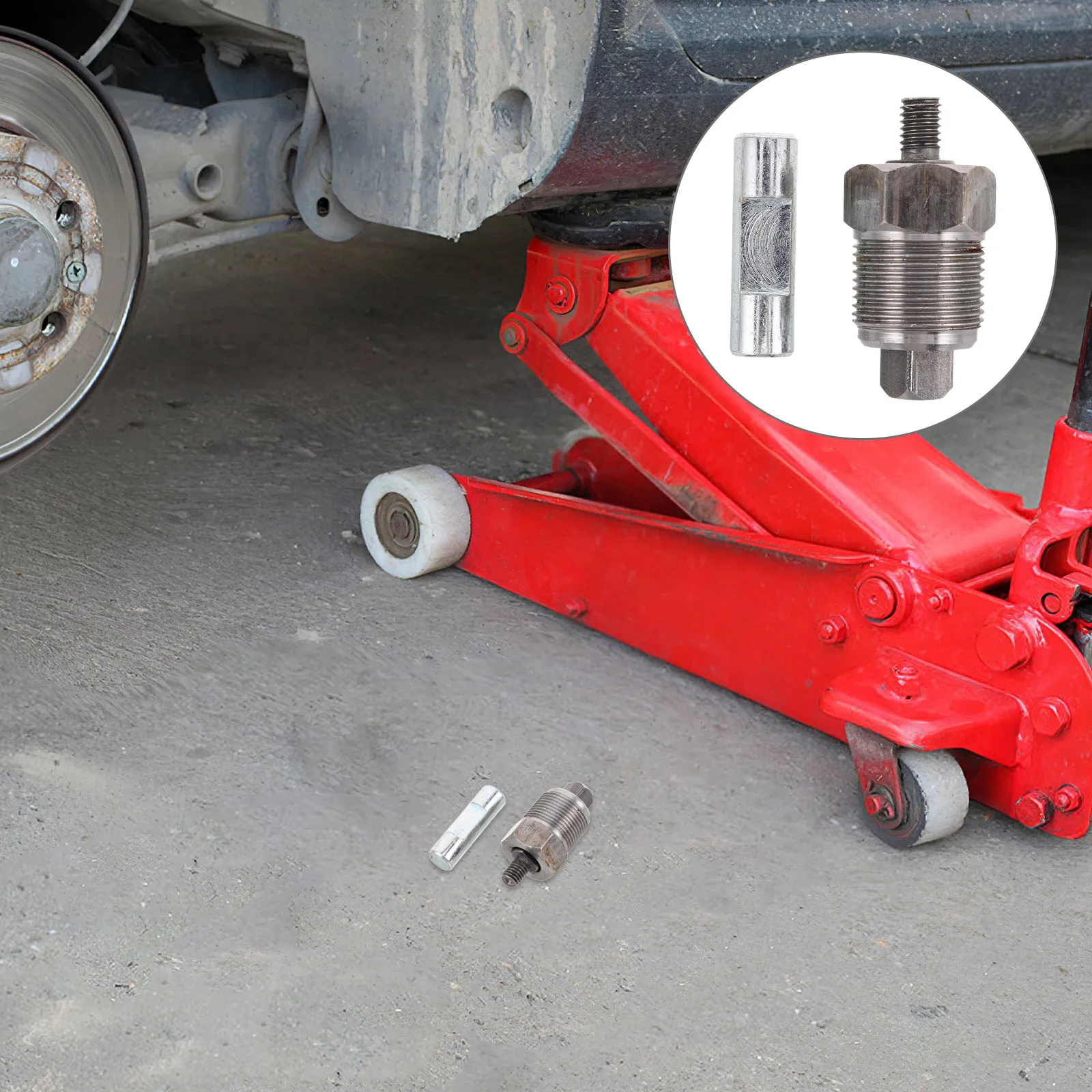 

2pcs Horizontal Jack Control Switch Alloy Hydraulic Lift Core Pin Easy Installation Quick Replacement 3Ton Automotive