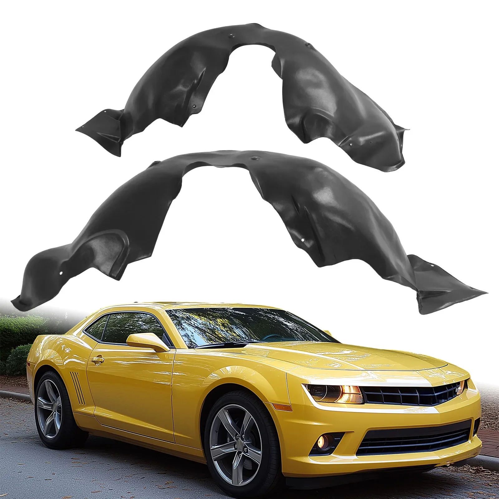 New For 2014-2015 Chevy Camaro Front Left+Right Fender Liner Inner Splash Shield