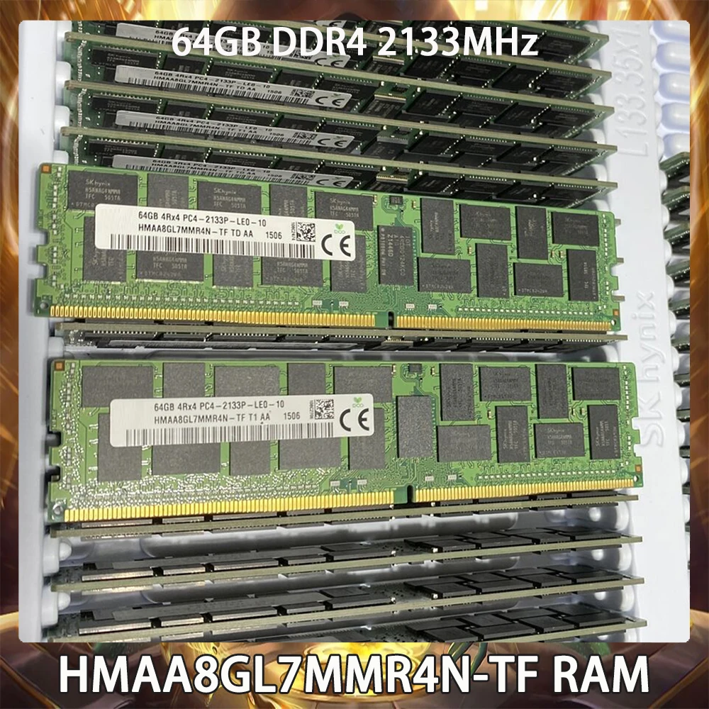 1 Pcs For SK Hynix HMAA8GL7MMR4N-TF RAM 64GB DDR4 2133MHz 4DRX4 PC4-2133P-L Memory