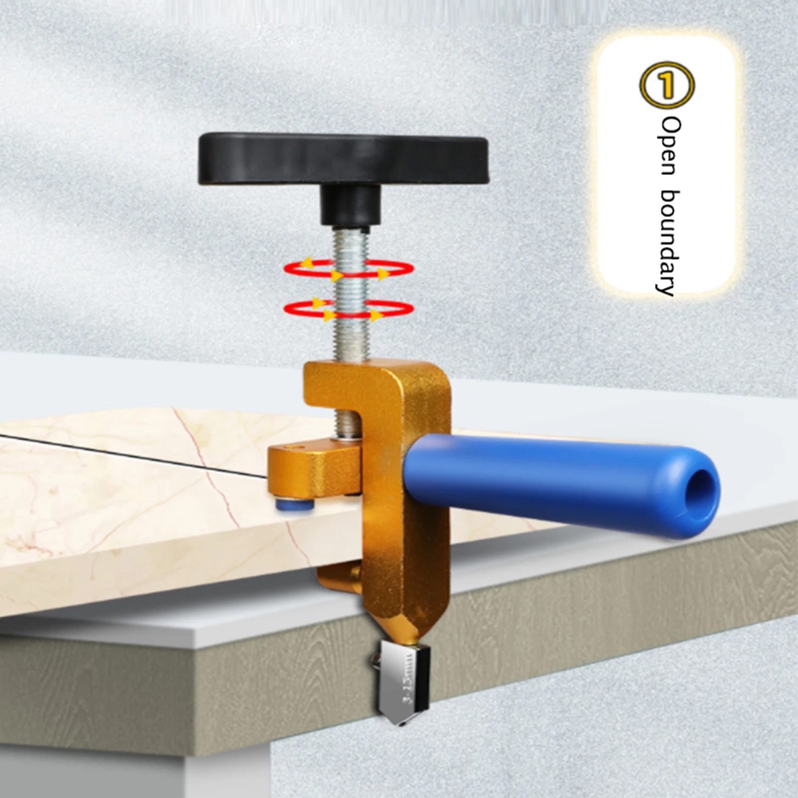 

Glass Cutter Hand Tool 2 in 1 Glass Cutting Tool with Glass Breaking Pliers for Cutting Ceramic Tile Glazed Tiles