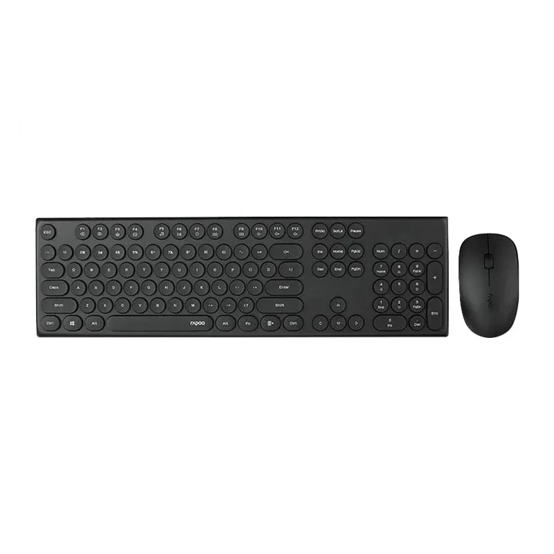 

RAPOO X260 USB-мембрана, беспроводная 2,4G офисная бесшумная мышь, набор клавиатур, 1000 точек на дюйм, 104 клавиши для мышей, вычислительного ПК