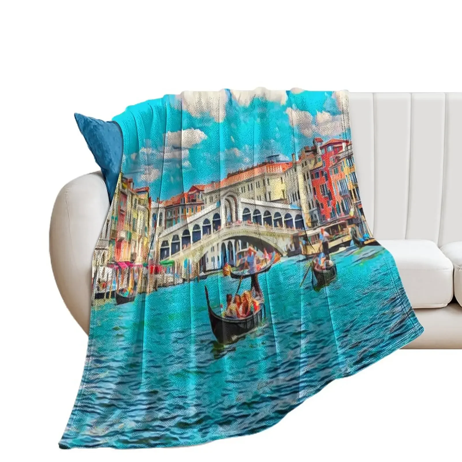 

Venice Grand Canal Throw Blanket anime Single Blankets