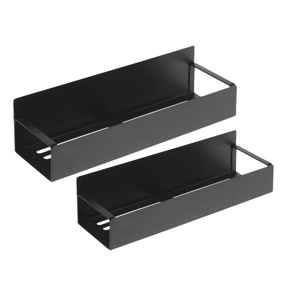 

2pcs Magnetic Refrigerator Rack Spacious Storage Fridge Spice Organizer Kitchen Shelves Holder Magnetic Shelf Material