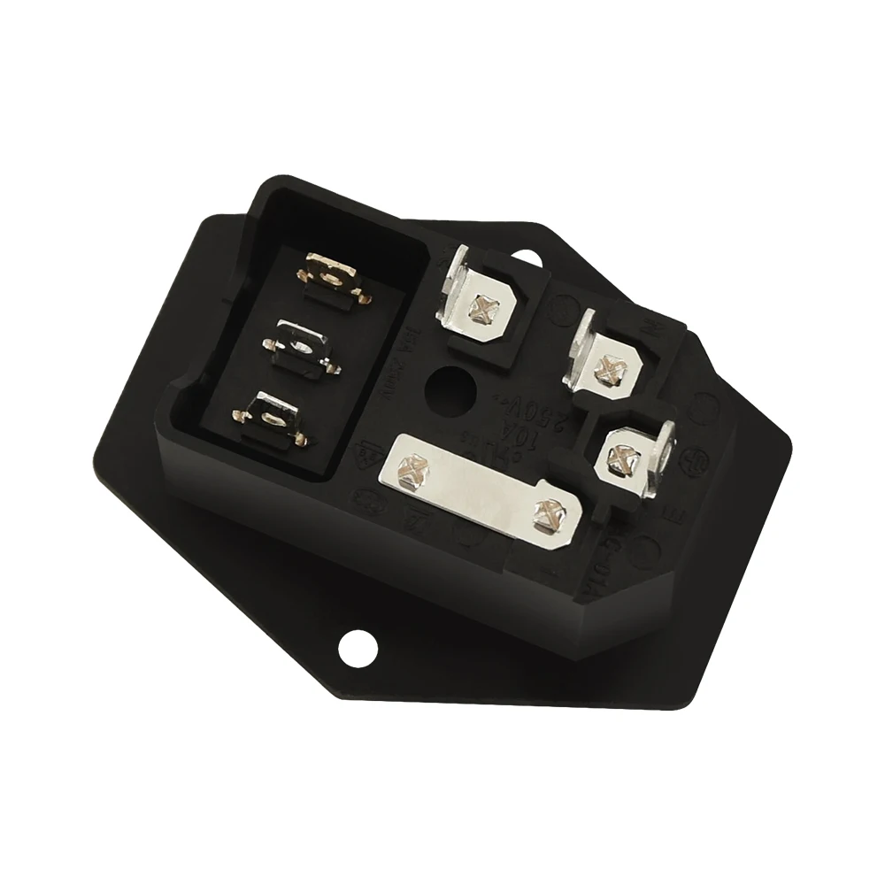 3D Printer Parts 220V/110V Power Supply Switch Male Socket with Fuse for 3D Printer DIY 3D Printer Accessories