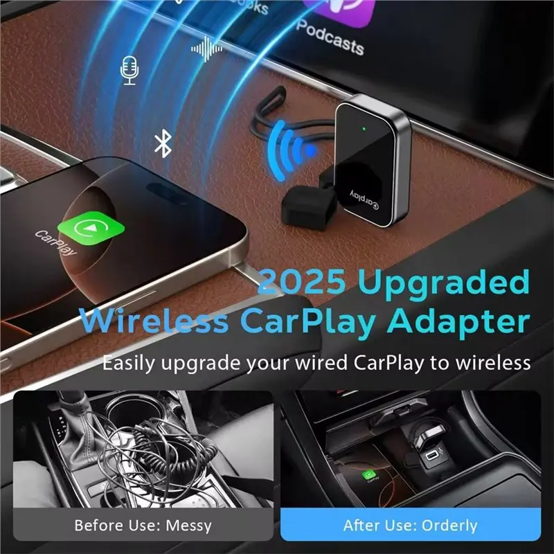 Car Wireless Carplay Box Adapter Wired To Wireless Dongle Plug&Play Carplay Box Mini Smart Box-N29R