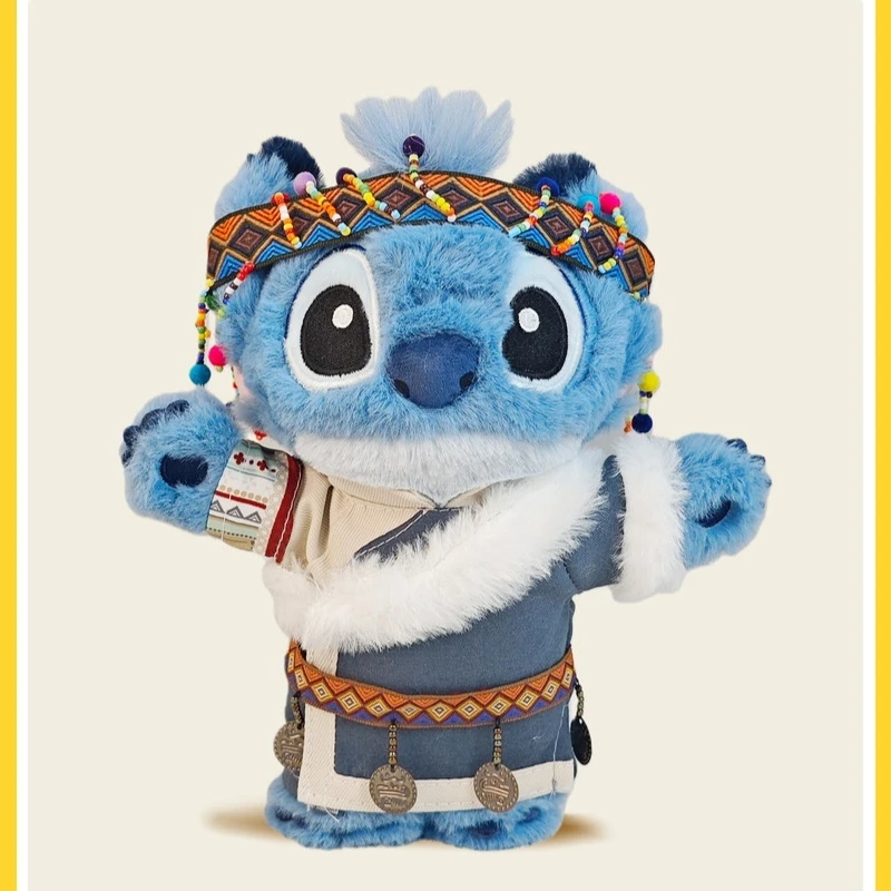 

Плюшевая кукла Potdemiel Authentic Stitch, межзвездный малыш в этническом стиле, мягкая игрушка, милая мультяшная фигурка, подарок для девочек