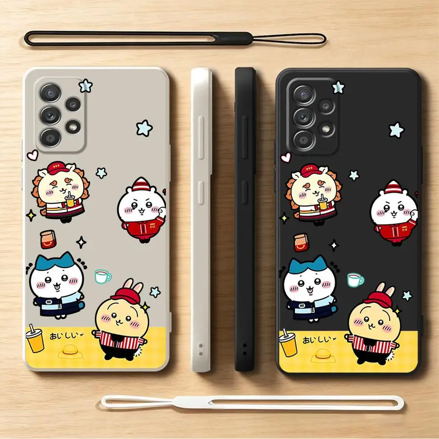 Trio C-Chiikawas Case for Samsung Galaxy A27 A52 A36 A26 A51 A35 A17 A12 A34 A15 A16 A24 A13 A14 Phone Cover