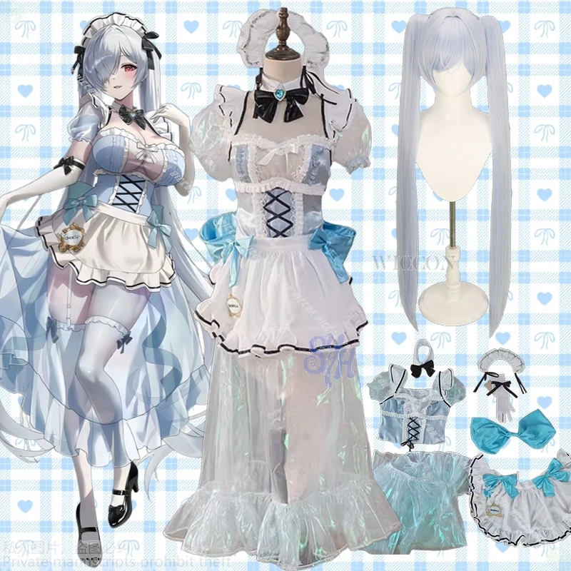 

[MoeMimic] Xinderellaa 코스프레 Anime Game NIKKE：The Goddess Of Victory And Gallery Sexy Sheer Skirt Maid Lolita Halloween Party