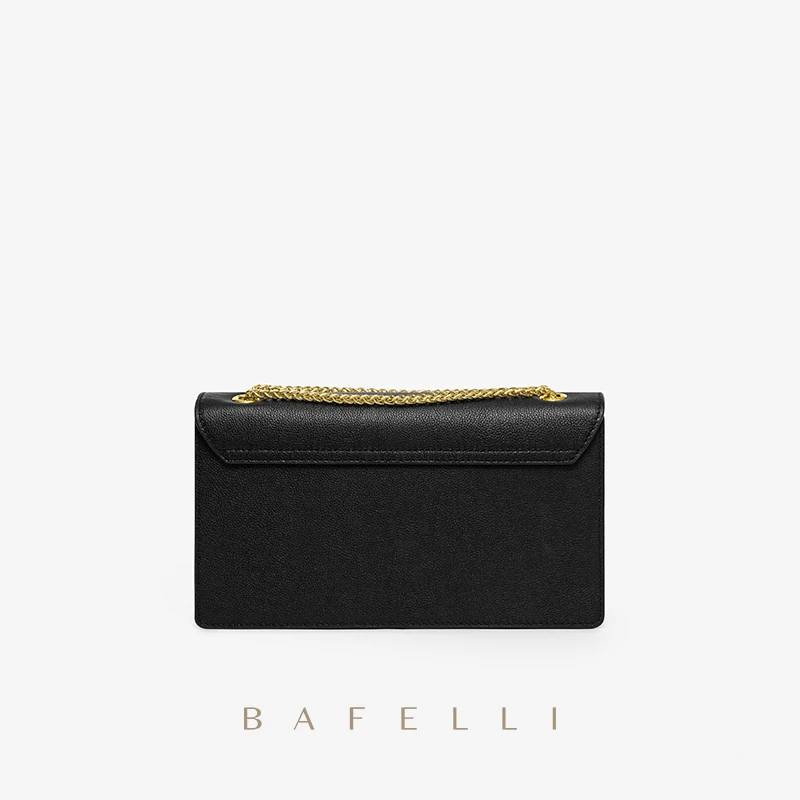 BAFELLI-Bolso de hombro a la moda para mujer, cartera minimalista con cadena que combina con todo, informal, versátil y elegante, marca de lujo,