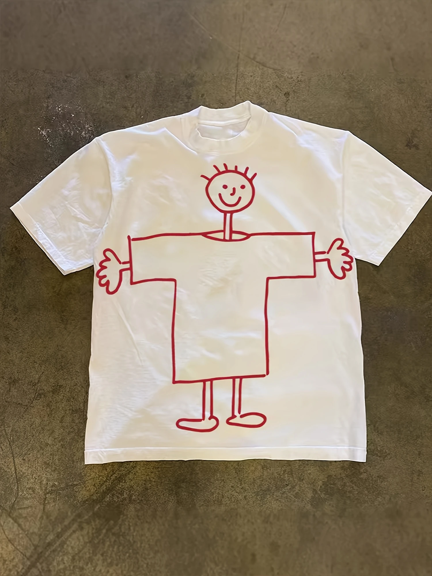 y2k style New Model personality Clothes Oversized Unisex T-shirt Fashion Hip Hop Street Trendy Cotton hot product Couples soft