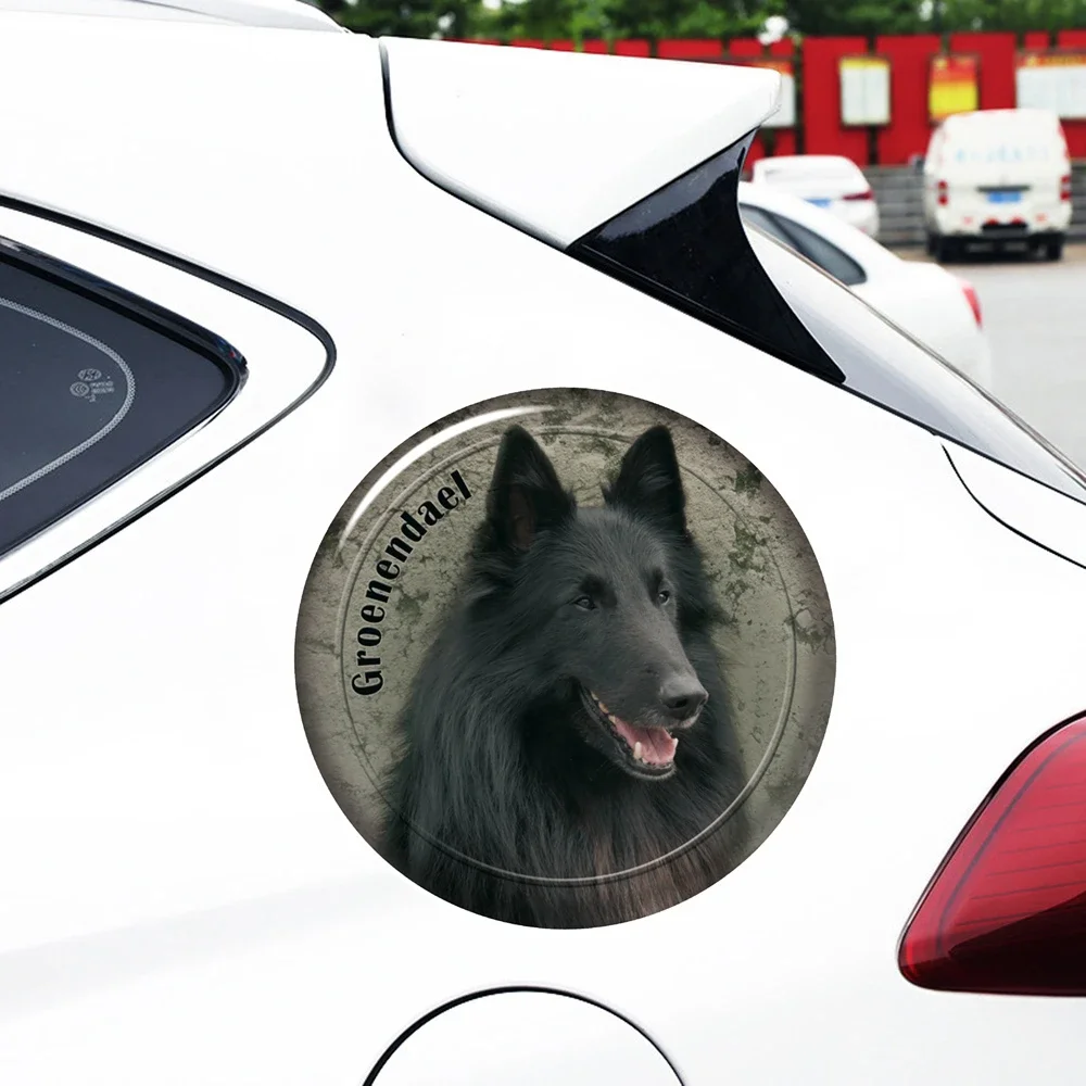 Groenendael Dog Self-adhesive Decal Car Sticker Waterproof Auto Decors on Bumper Rear Window Laptop Choose Size