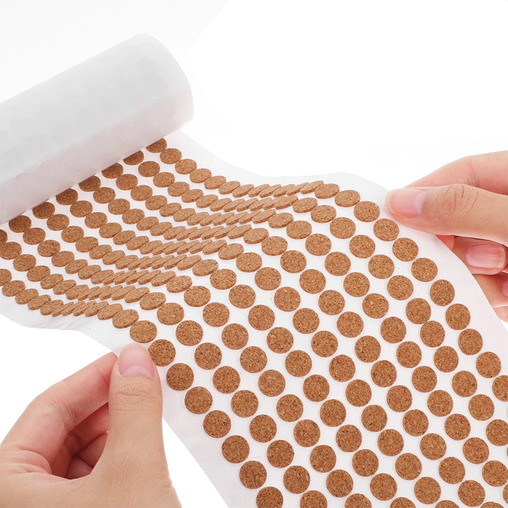 

Cork Rubber Pad Protector Drawer Cabinet Door Light Brown Anti Slip Furniture Pads