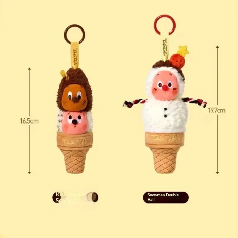 

Pop Mart Twinkle Twinkle Welcome To The Moon Surface Series Double Gelato Plush Pendants Surprise Mystery Box Fans Birthday Gift