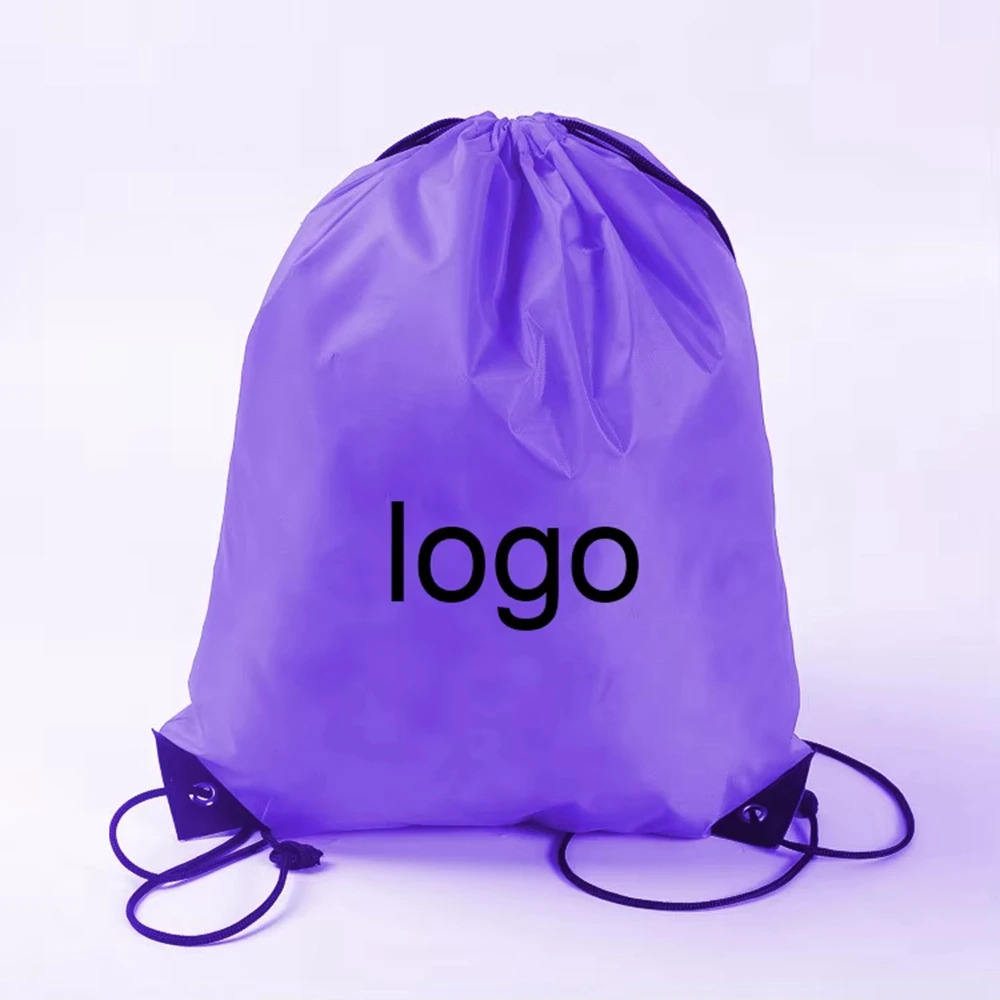 Zuoluo Customize Logo Size Color Wholesale Reused backpack Shopper Tote Drawstring Bag