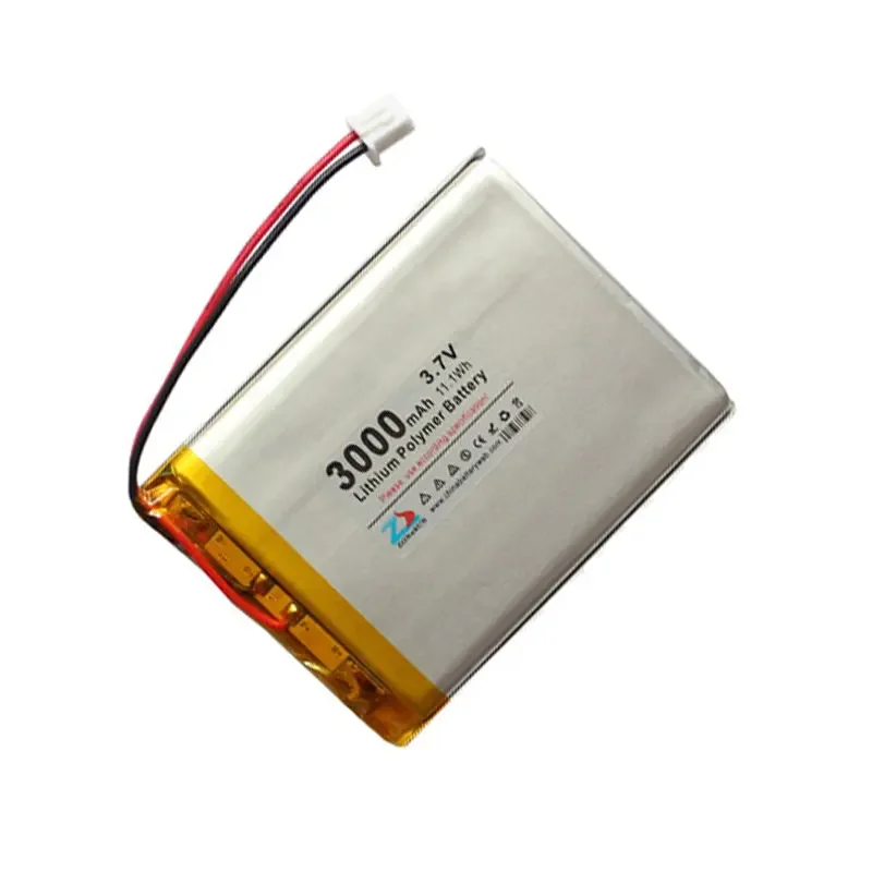 CIS core 3000mAh mobile speaker, tablet PC 3.7V polymer lithium battery 505575515573