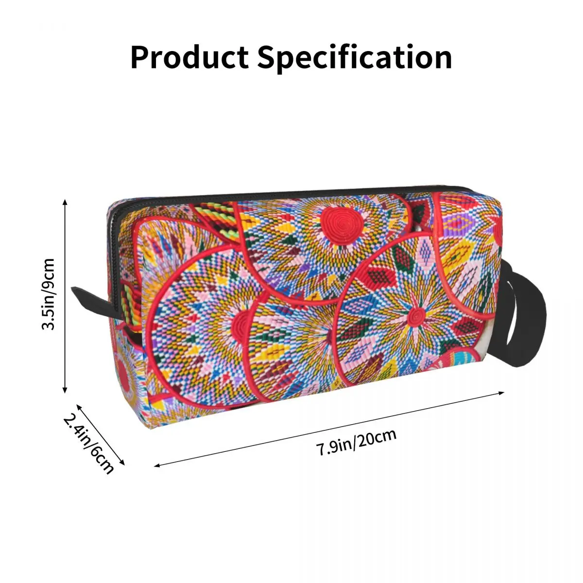 Travel Ethiopian Habesha Art Toiletry Bag Kawaii Cosmetic Makeup Organizer for Women Beauty Storage Dopp Kit Case