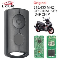 LIXiang World Original Motorcycle Remote Control Key Fit For YAMAHA XMAX XMAX300 NVX NVX155 AEROX JAUNS QBIX ID49 Chi315/433MHZ